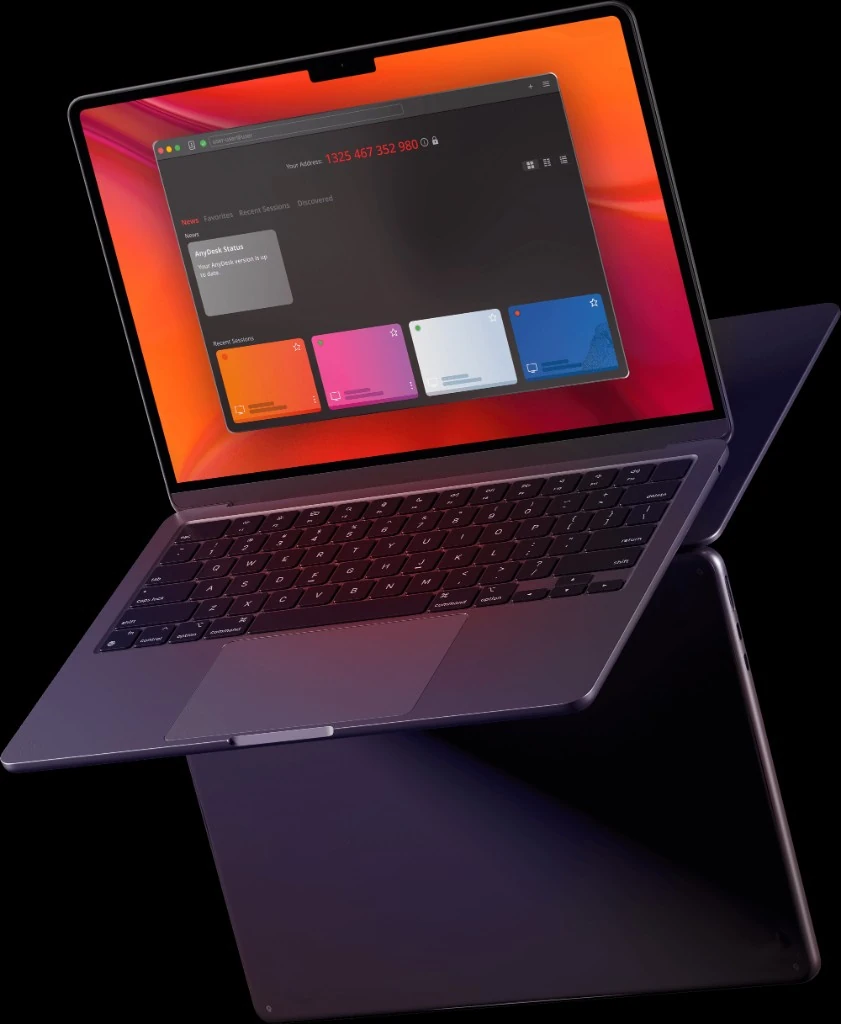 AnyDesk security features screenshot